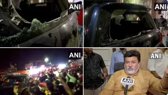 पुणे में शिंदे गुट के विधायक उदय सामंत की गाड़ी पर हुआ हमला,सामंत ने कहा -इस तरह के हमले महाराष्ट्र की राजनीतिक संस्कृति नहीं हैं