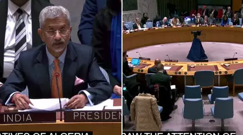UNSC में विदेश मंत्री जयशंकर ने चीन-पाक को लगाई लताड़, कहा -आतंकियों के बचाव के लिए अंतरराष्‍ट्रीय मंचों हो रहा है दुरुपयोग