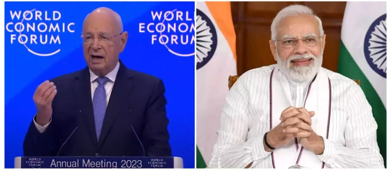 WEF प्रमुख क्लॉस श्वाब ने की पीएम मोदी की तारीफ, कहा- वैश्विक अस्थिरता व चुनौतियों के बीच भारत ब्राइट स्पॉट