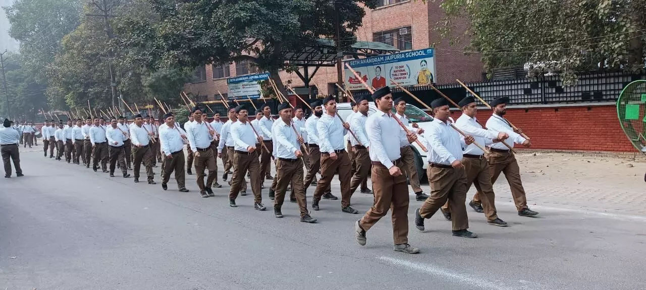राष्ट्रीय स्वयंसेवक संघ के पथ संचलन देख सेना के जवान RSS के हुए दीवाने