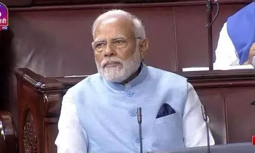 लोकसभा में आज  PM मोदी देंगे राहुल गांधी को करारा जवाब ? खास जैकेट पहनकर संसद पहुंचे पीएम