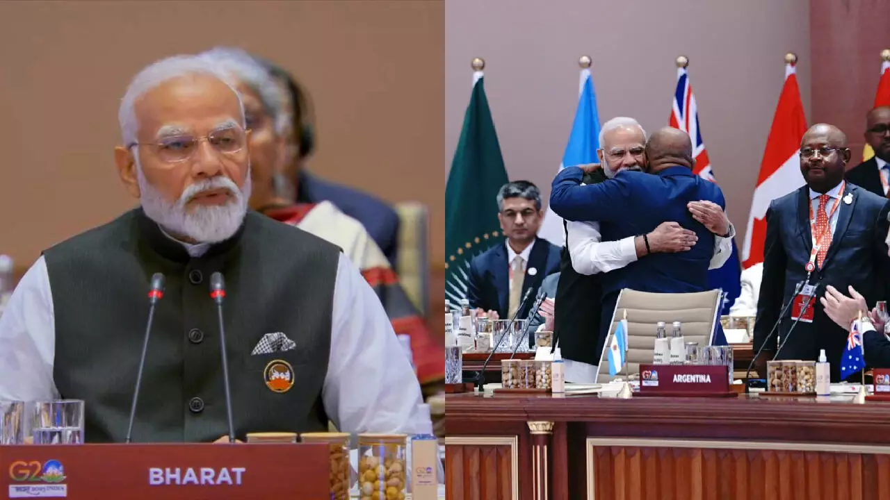G20: भारत की अध्यक्षता में G20 का स्थायी सदस्य बना अफ्रीकन यूनियन, INDIA की जगह लिखा भारत